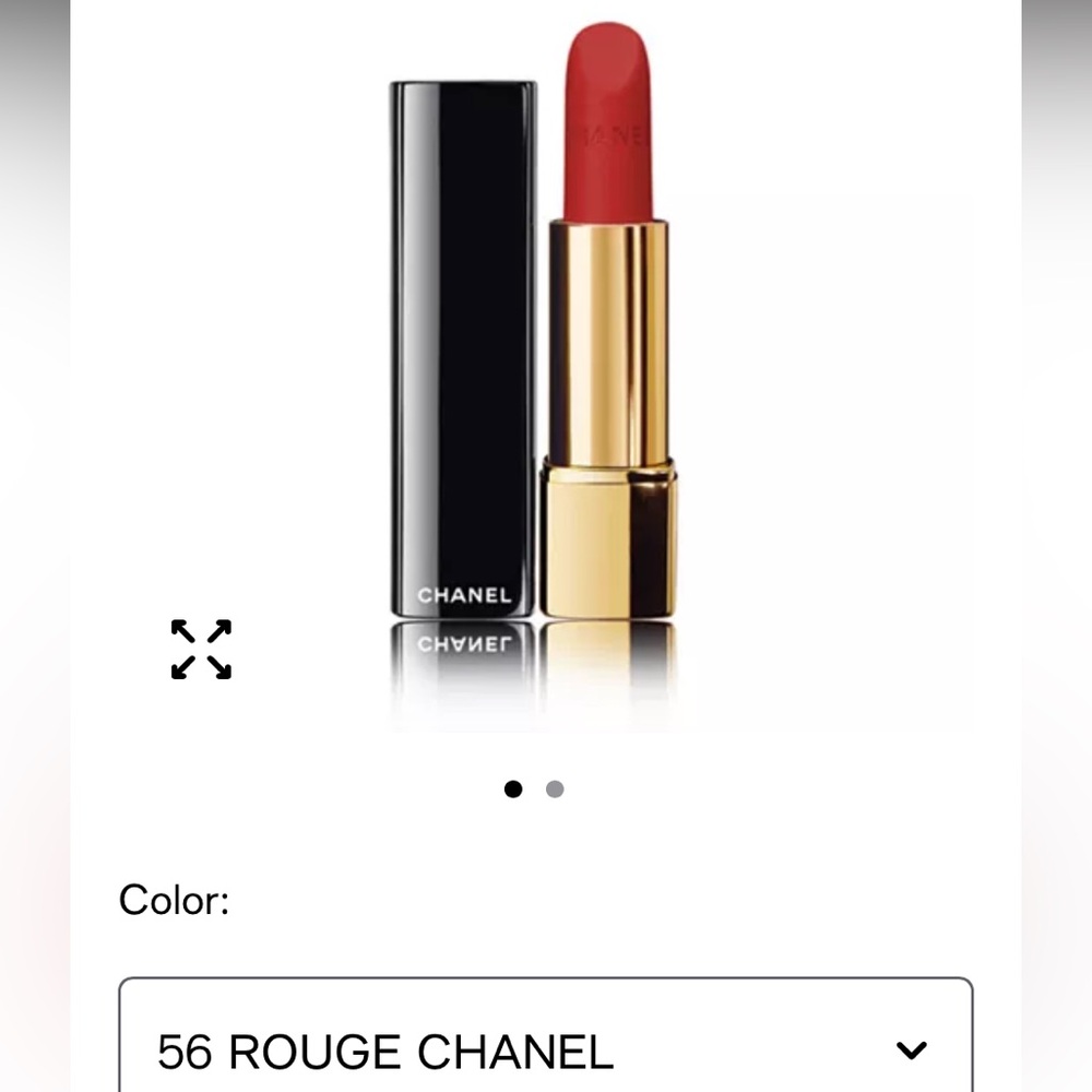 CHANEL Rouge Allure Velvet Matt Lipstick 56 Rouge Charnel NWT